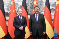 习近平会见德国总理朔尔茨